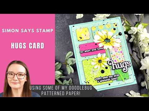 Simon Says Embossing Folder Floating Flowers sf393 Be Bold