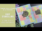 CZ Design Stamps and Dies Bad Day Good Vibes set814bd Sunny Vibes