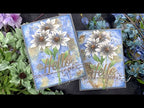 Simon Says Stamp ETCHED LAYERED DAISY STEM Wafer Dies s710
