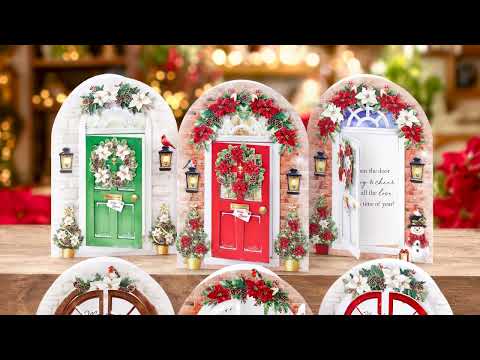 Katy Sue Designs Christmas Windows and Doors Card Making Kit 17-10111cwd video
