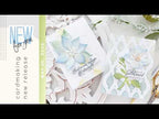 Simon Says Stamp Elongated Hexagons Wafer Dies 1636sdc Always There Don't TOSS it! Create a Beautiful Flower Card Tutorial | Simon Says Stamp Always There Release Tina Smith