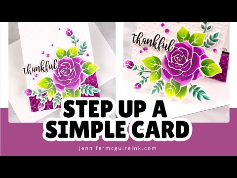 Ranger Perfect Pearl Powder PPP17714 Thankful Rose Card Video