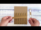 Katy Sue Designs Kraft 5x7 Picket Fence Cards and Envelopes 05-10030kpf