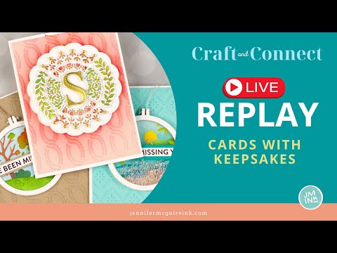 Pinkfresh Studio Floral Kaleidoscope Stencils 266325 Keepsakes Cards Video