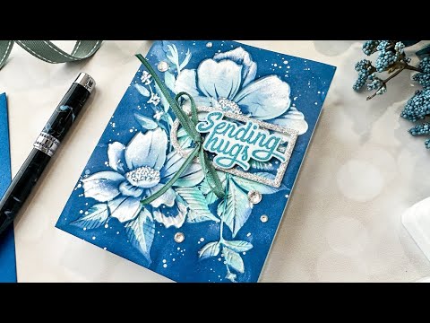 Simon Says Stamp Embossing Folder and Cutting Dies Brilliant Hibiscus sfd395 Sunny Vibes