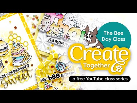 Tim Holtz Distress Archival Ink Pad Black Soot Ranger Create Together Bee Day Class Video
