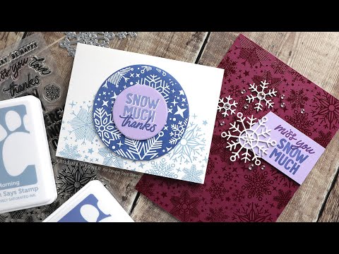 Simon Says Stamp Don't Flurry Be Happy Wafer Dies 1007sdc