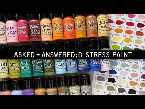 Tim Holtz Flip Top Distress Paint Salty Ocean Ranger TDF53224 Tutorial Series Video