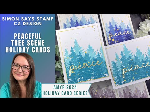 Simon Says Stamp Scripty Peace Wafer Dies 1208sd Festive Fun