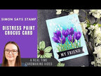 Simon Says Stamp EZ Strips XL Reverse Friendship 1028ez In My Heart Crocus Card | Simon Says Stamp Amy Rysavy