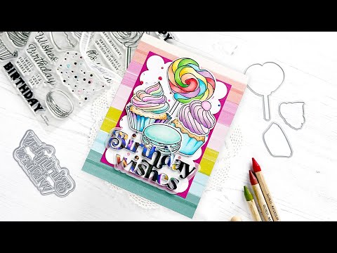 Simon Says Stamp Card Kit of the Month June 2024 Sweet Birthday ck0624 *