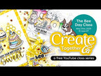 Simon Says Stamps Dies and Stencils Thanks Always set979ta Thanks Card | Caly Person Bee Day Class