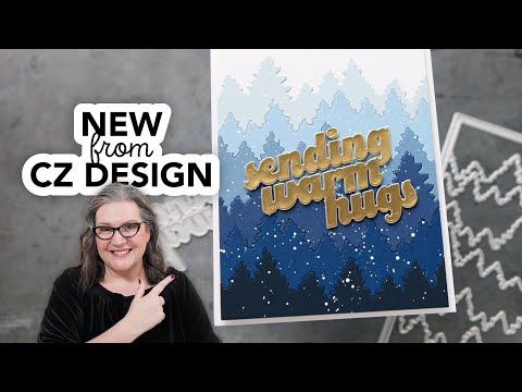 CZ Design Sending Warm Hugs Wafer Dies czd284 DieCember