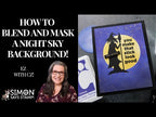 Tim Holtz Fossilized Amber Distress Spritz tdu86314 Night Sky Background Card Video