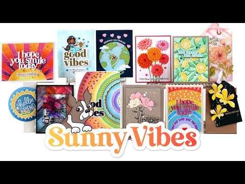 Simon Says Stamp Sunny Vibes Collection I Want It All Embossing Folders set810ef