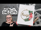 Simon Says Stamp Hanging Leaf Ring Wafer Dies s946 Fun with Die Cuts Cathy Zielske