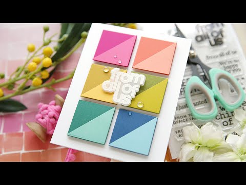 Simon Says Stamp FIVE SQUARES Wafer Dies sssd112839 Beautiful Days