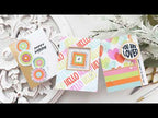 Simon Says Clear Stamps Paper Cut Messages 3463ssc Moving & Grooving: THREE Easy Kinetic Cards with the Simon Says Stamp July Card Kit - Pop Art Tina Smith