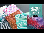 Simon Says Stamp Set of 3 Stencils ANIMAL PRINT ssst221665 Kisses