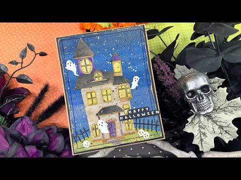 Simon Says Stamp Embossing Folder and Cutting Dies Haunted Manor sfd350