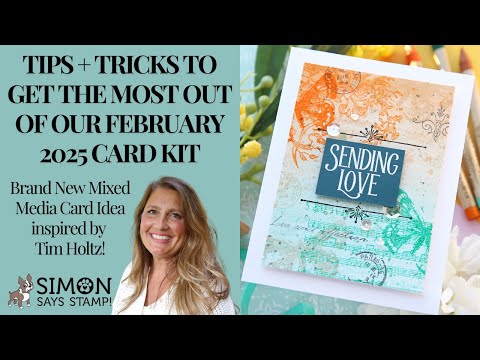 Tim Holtz Distress Watercolor Pencils 75 Bundle Ranger Sending Love Card Video