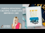 Simon Says Stamp Stencils and Dies Big Birthday Bundle set879bb Sweet Wishes