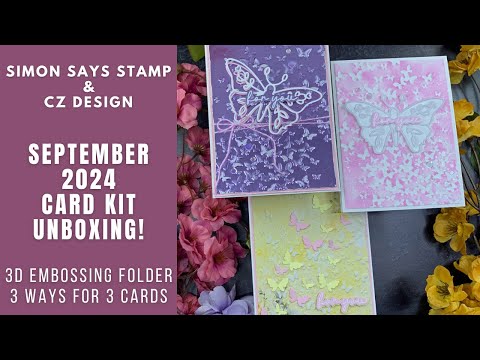 Simon Says Stamp Card Kit of the Month September 2024 Chunky Thankful Greetings ck0924