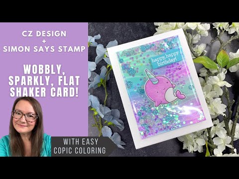 CZ Design Stamps and Dies NARWHAL FRIENDS set396nf Hello Beautiful *