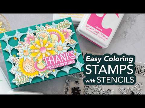 Simon Says Stamps and Dies Mandala Blossoms set964mb You Are My Favorite Nina Trapani Tutorial