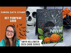 Ranger Embossing Powder Glow Up epj79095 Pumpkin Halloween Card Video