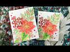 Simon Says Clear Stamps Holiday Blossoms sss202800c All The Joy