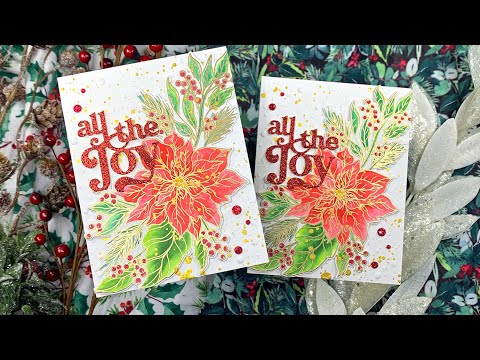 Simon Says Clear Stamps Holiday Blossoms sss202800c All The Joy