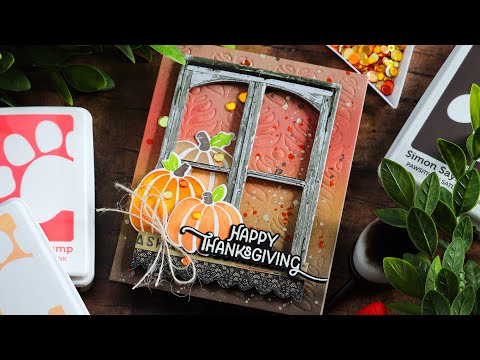 Simon Says Clear Stamps Artsy Pumpkins sss302756c