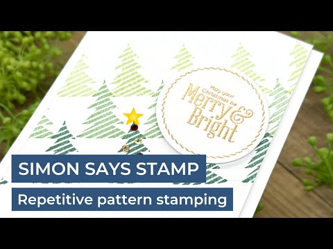 Simon Says Clear Stamps Merry Trees sss101354