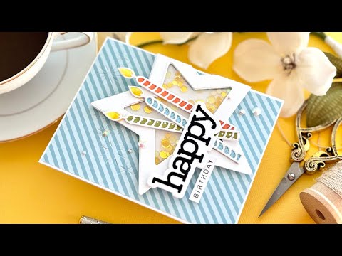 Simon Says Stamp Sparkling Candles Wafer Dies s922