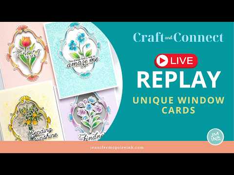 Pinkfresh Studio Blossom Medallion Clear Stamps Dies Stencils And Press Plates Bundle Tulip Card Video