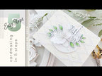 Simon Says Stamp Stencils and Die Willowweave set1225ww Always There Quiet & Sophisticated: Soft Texture Sympathy Card Tutorial | Simon Says Stamp Always There Release Tina Smith