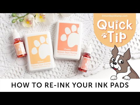 Simon Says Stamp Pawsitively Saturated Ink and Re-inker Set Eucalyptus ink95set Friend Like You