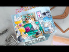 Art Impressions Matchbook Cats Clear Stamps and Dies 5730