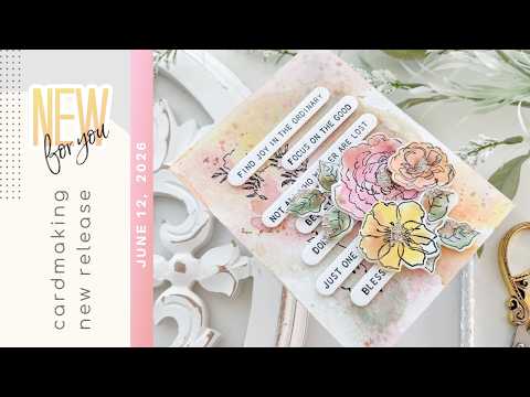 Tim Holtz Floral Elements Stamps with Simon Says Stamp Dies Bundle setfe26 The Messy Mat Method: Easy Watercolor & Ink Smooshing Tutorial | Tina Smith