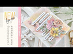 Tim Holtz Floral Elements Stamps with Simon Says Stamp Dies Bundle setfe26 The Messy Mat Method: Easy Watercolor & Ink Smooshing Tutorial | Tina Smith