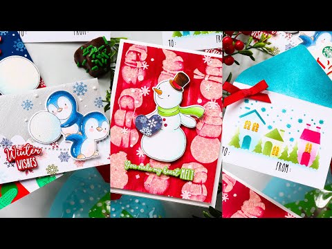 Limited Edition Simon Says Stamp STAMPtember® Card Kit Warm Hearts swhck24 * 5 Ways to Use Simon's STAMPtember Holiday Kit! Nina-Marie Trapani