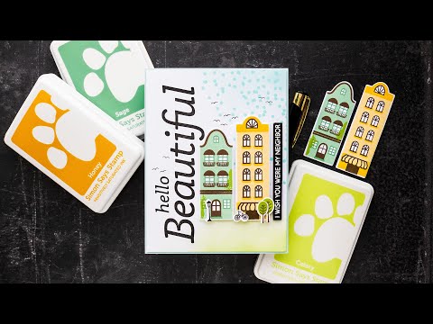 Simon Says Stamps And Dies European Street Background Smitten