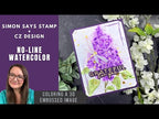 Simon Says Stamp Embossing Folder Pristine Lilac sf474 You Are My Favorite