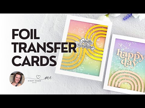 Simon Says Stamp Foil Transfer Cards Retro Arcs 1001ssa Be Bold