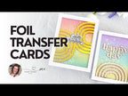 Simon Says Stamp Foil Transfer Cards Retro Arcs 1001ssa Be Bold