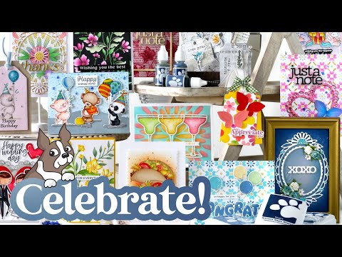 Simon Says Stamp Celebrate Collection I Want It All Wafer Dies set779ad