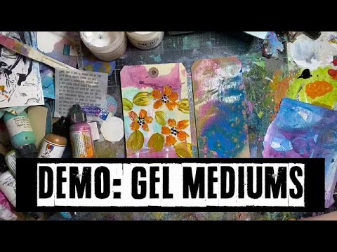 Dina Wakley Ranger Peacock 1oz Media Acrylic Paint mdq59851 Demo Video