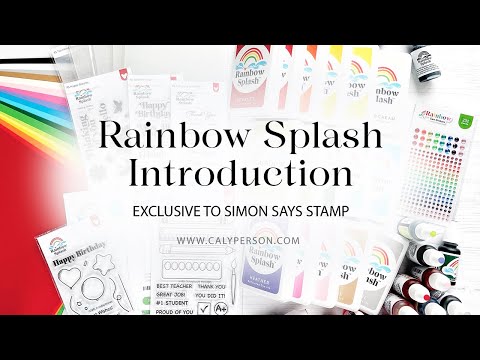 Rainbow Splash Cardstock Rainbow Pack rsc19