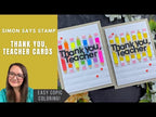 Simon Says Stamp Pencil Embossing Folder and Cutting Die Back to School sfd515 Moments in Time